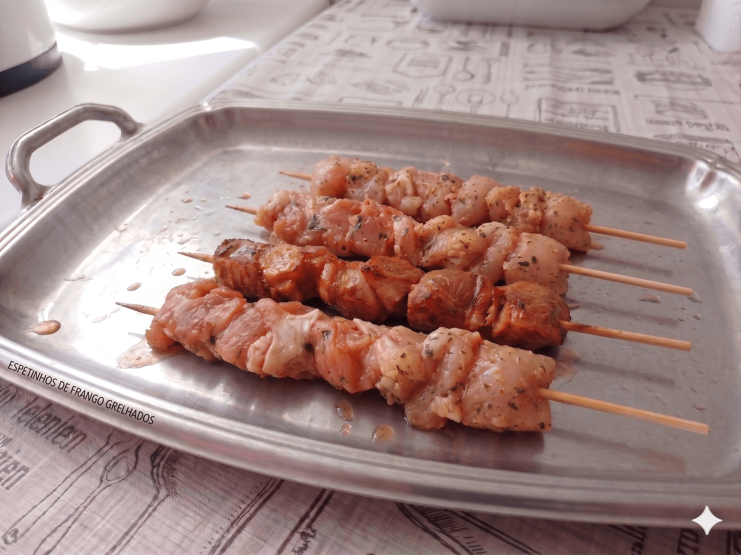Espetinho de Frango sem bacon
